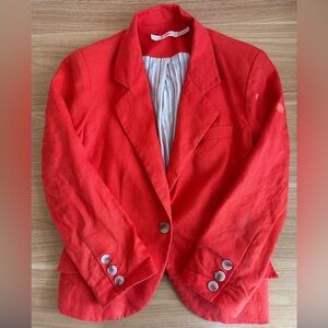 Women’s Vibrant Orange Blazer